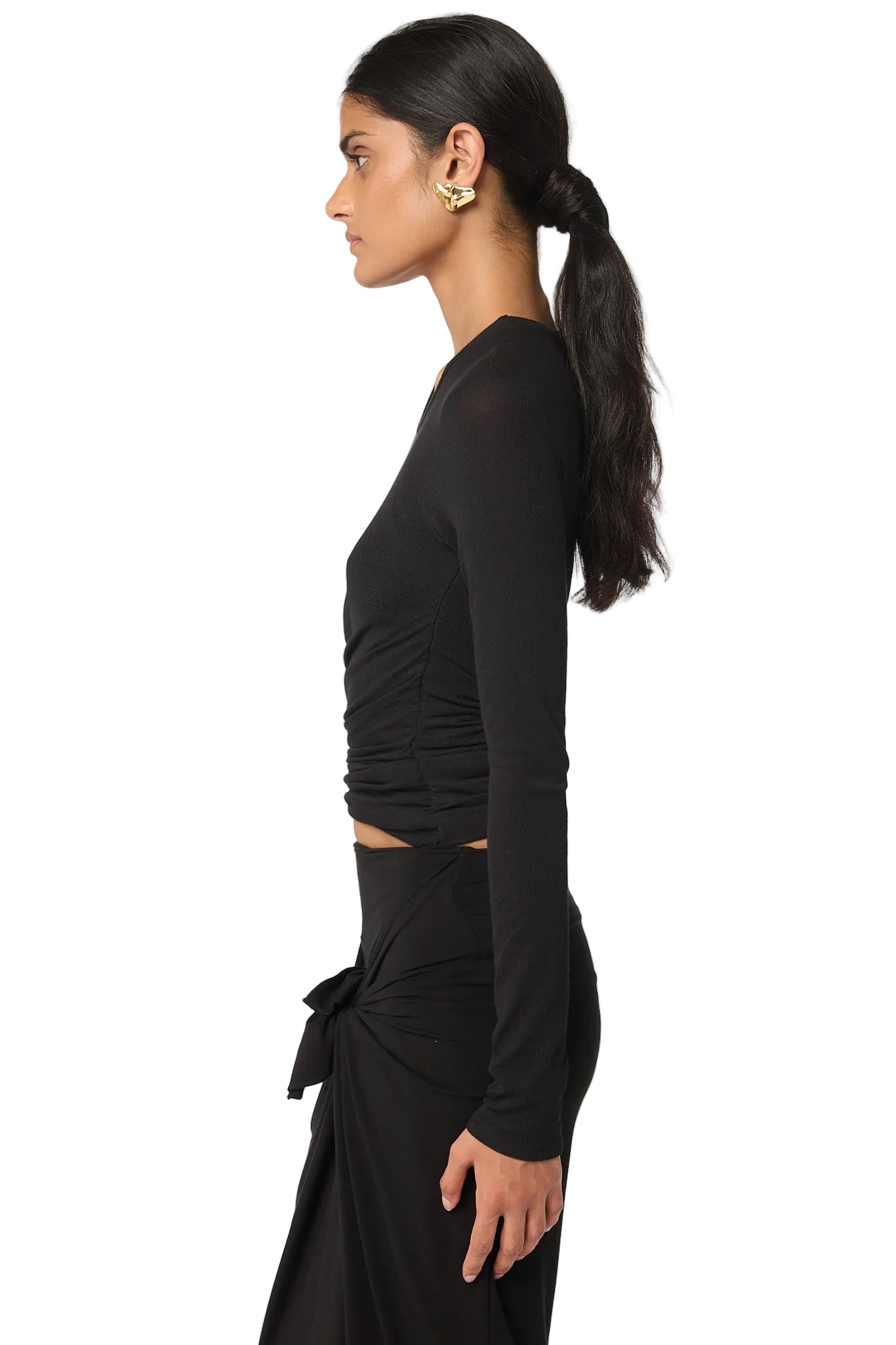 Tera Long Sleeve Tee Black