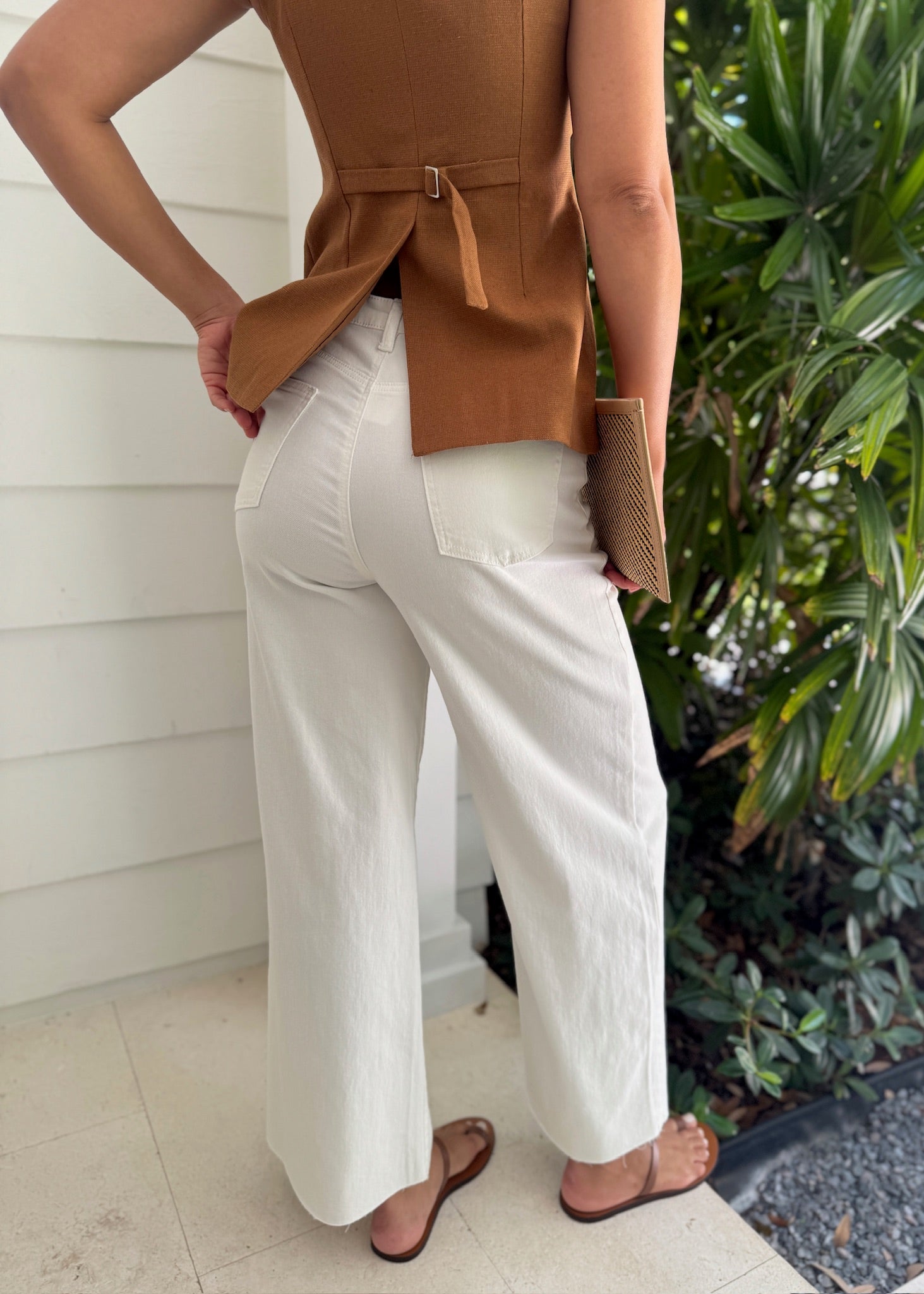 Ease White Jeans