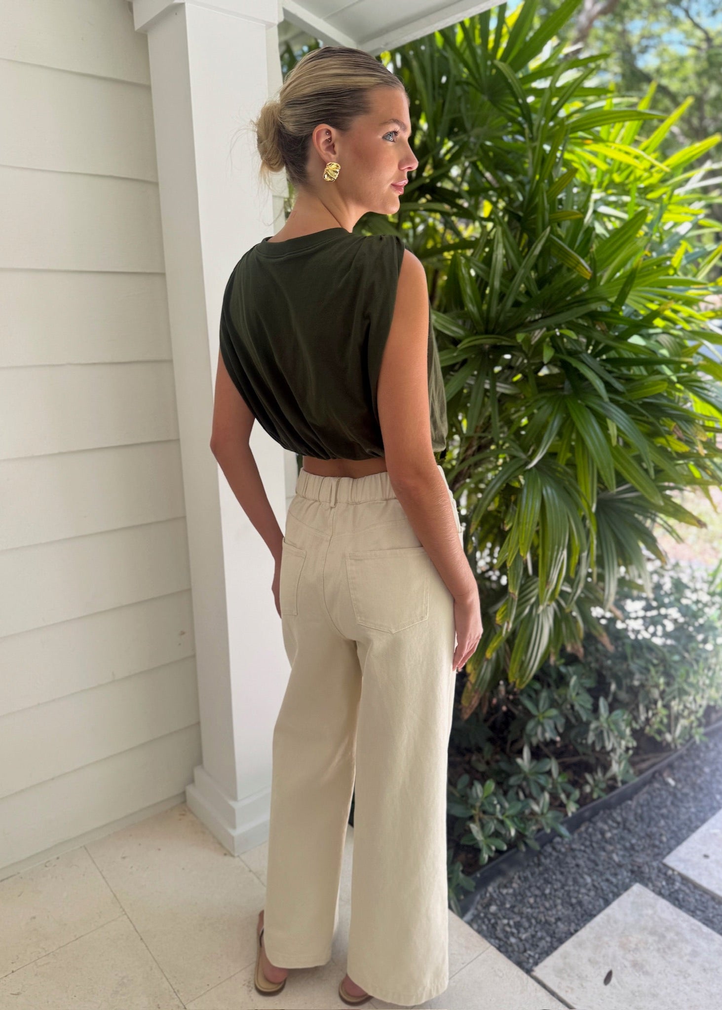 Vento Top Olive