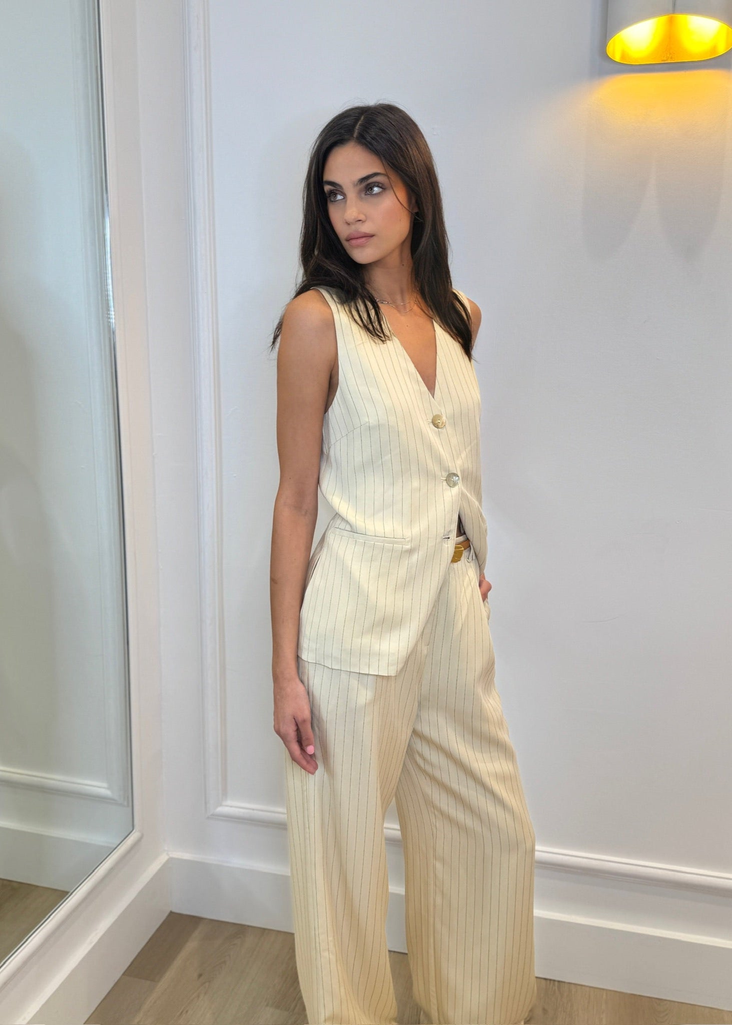Pinstripe Top