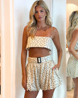 Polka Dot Bubble Shorts