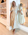 Linen Dot Dress