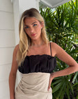 Bubble Bodice Midi Dress