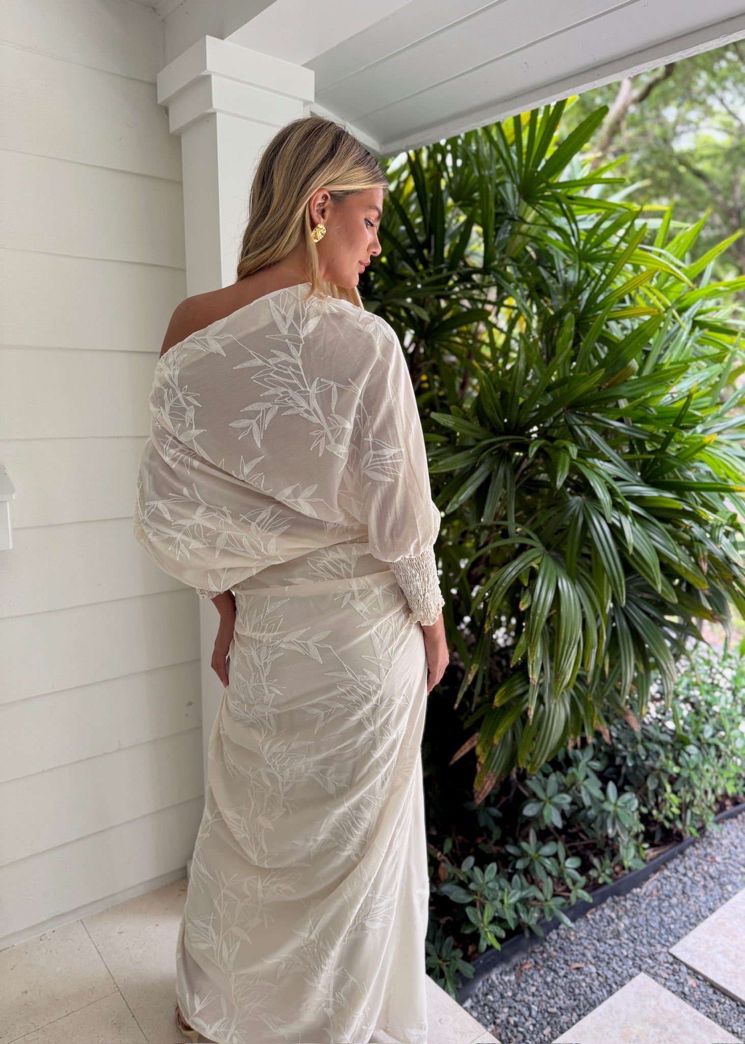 Monserrate Ivory Dress