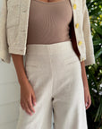 Elliot High Waisted Wide Leg Pant