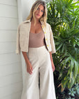Elliot High Waisted Wide Leg Pant