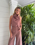 Paulette Mauve Pants