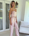 Delune Satin Pants Blush