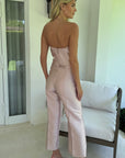Delune Satin Pants Blush