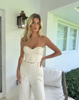 Delune Ivory Crop Top