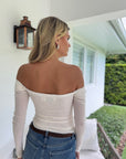 Myriad Off Shoulder Top Coconut