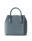 AERIN Suede Nano Weekender Bag Denim