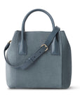 AERIN Suede Nano Weekender Bag Denim