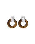 Luma Knot Earrings Silver