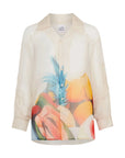 Salpicon White Silk Shirt