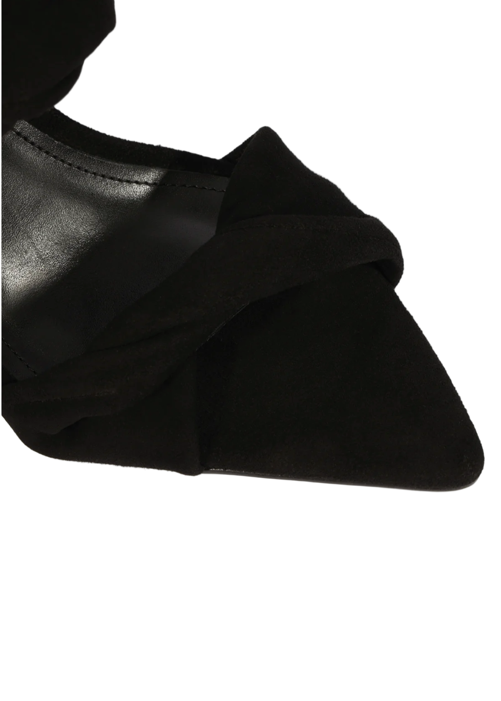 Schutz Meline Mule Suede Heel