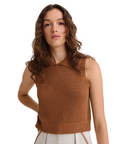 Cable Mocha Tank