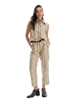 Rome Gold Jacquard Pants