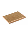 AERIN Raffia Pouch Natural Black
