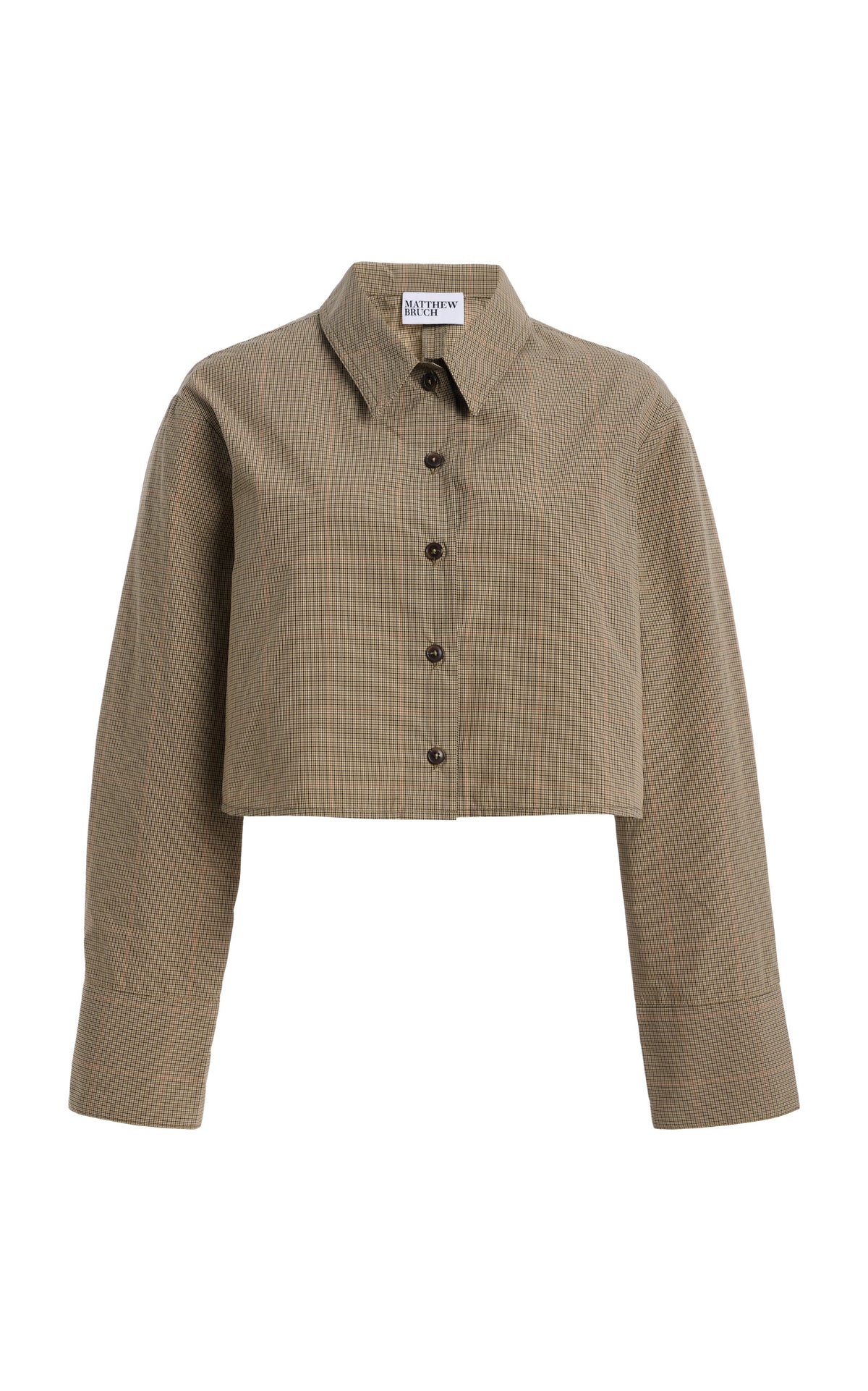 Cropped Oversized Button Down